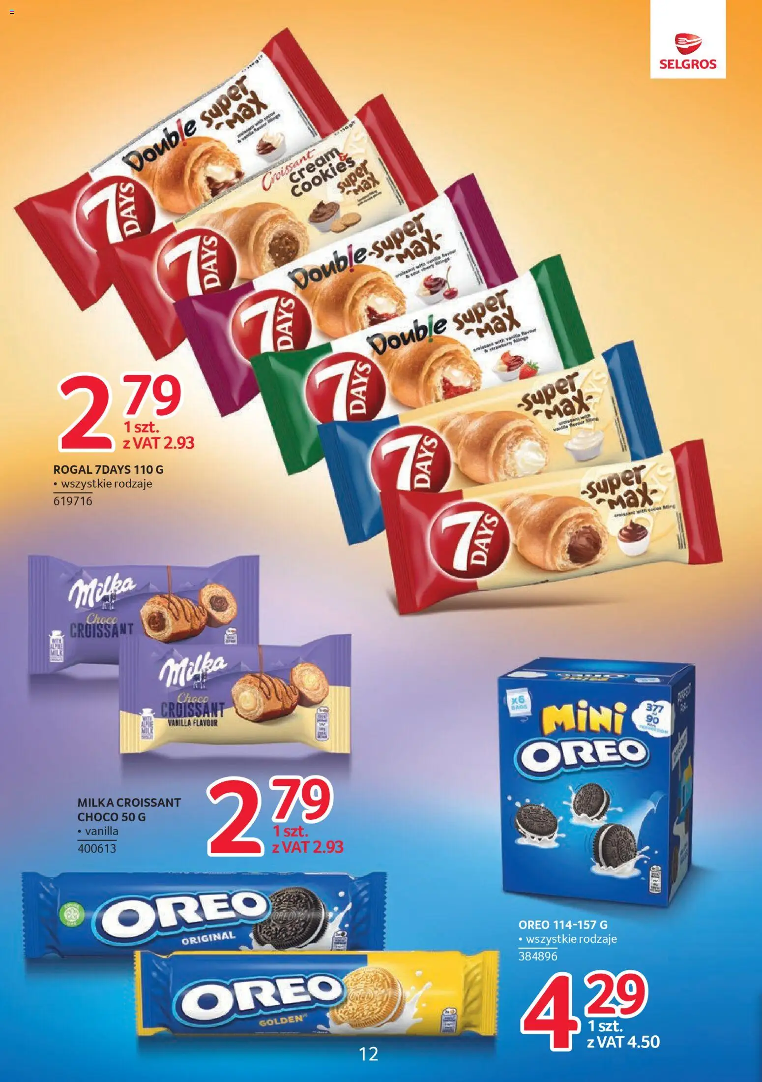 Selgros cash&carry Gazetka - Markowe produkty od 19.02.2026 | Strona: 12 | Produkty: Milka