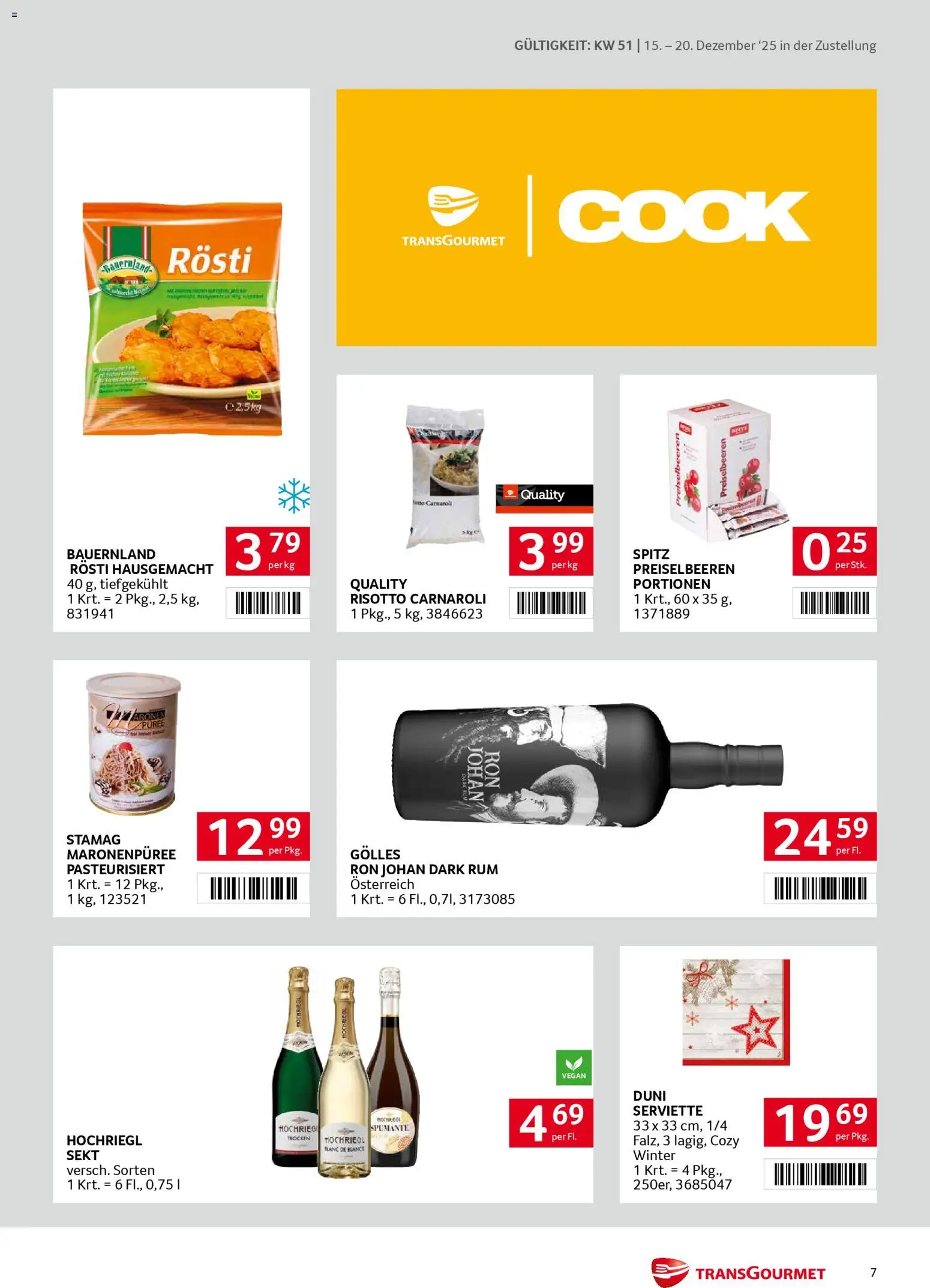 Transgourmet Zustellaktion gültig ab 15.12.2025 | Seite: 7