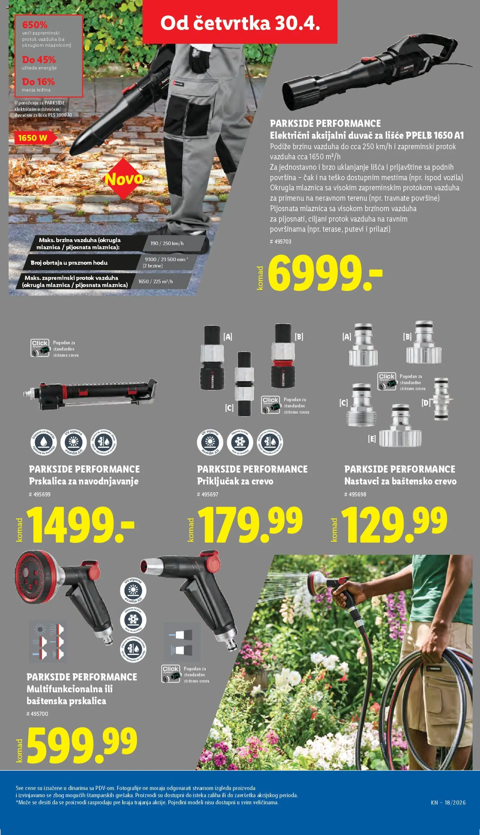 Lidl katalog - važi od 30.04.2026 | Strana: 77 | Proizvode: Parkside, Priključak