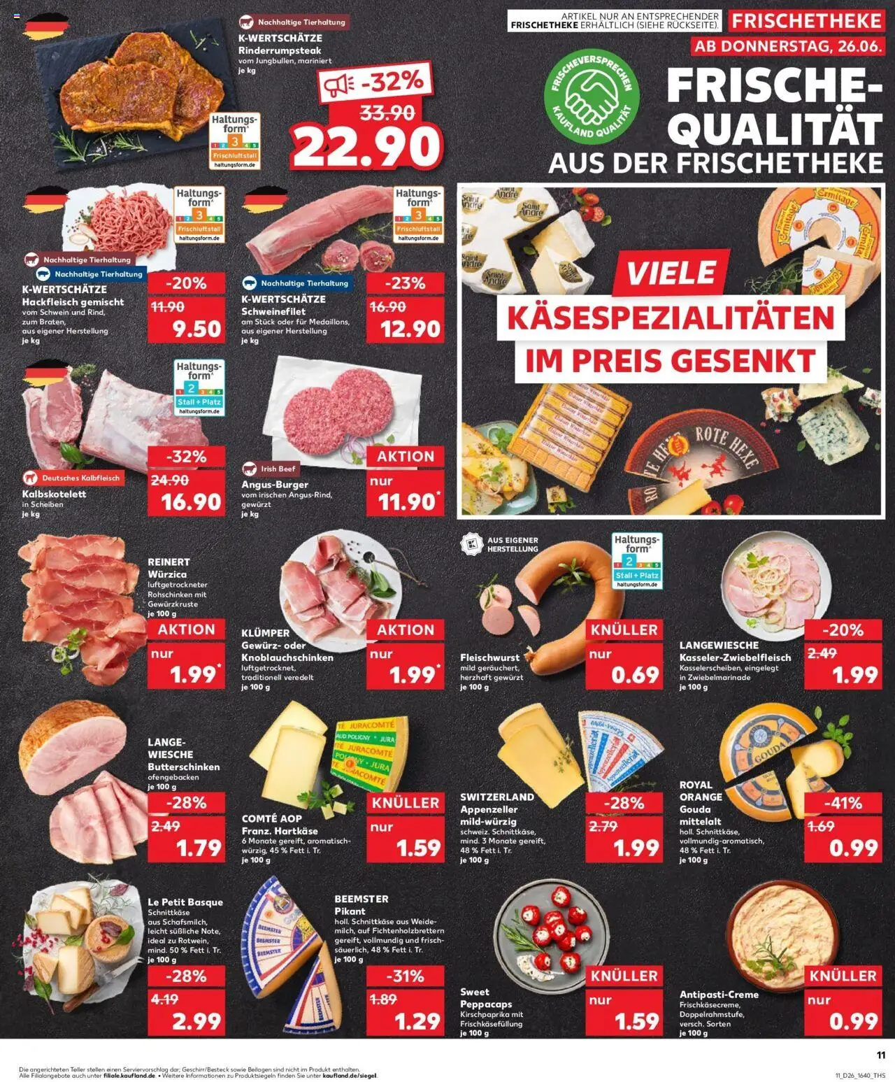 Kaufland prospekt Westerburg	 - gültig ab dem 29.06.2025 | Seite: 22 | Produkte: Jura, Gouda, Burger, Hackfleisch