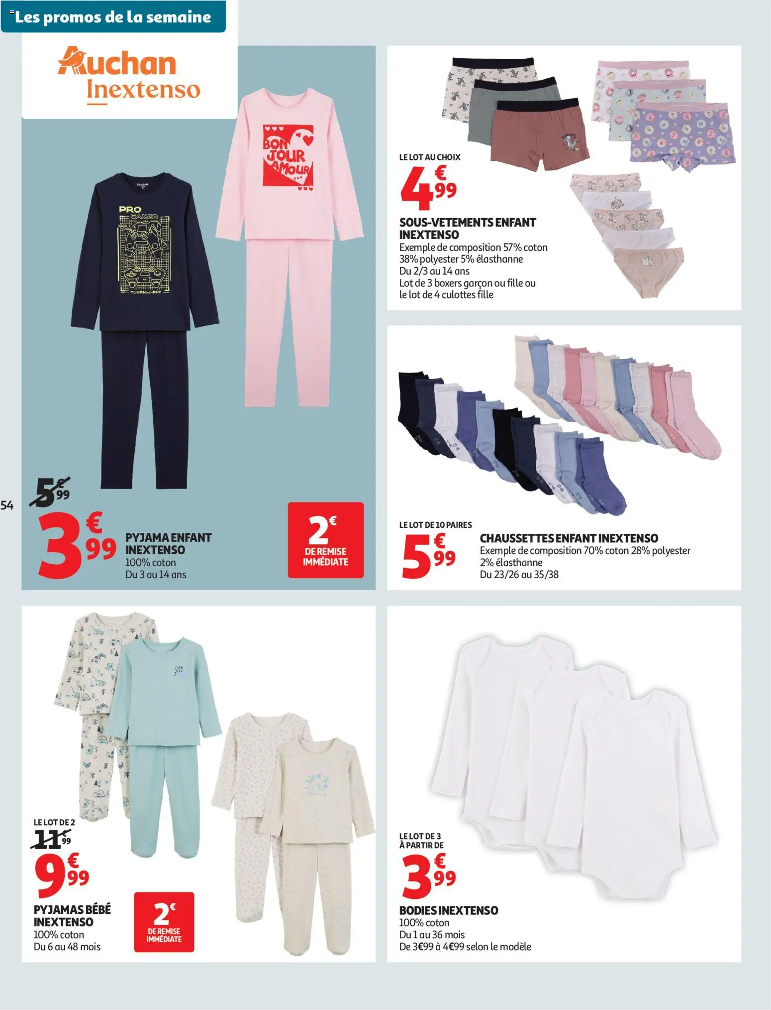 {H1} | Page: 54 | Produits: Coton, Pyjamas, Pyjama