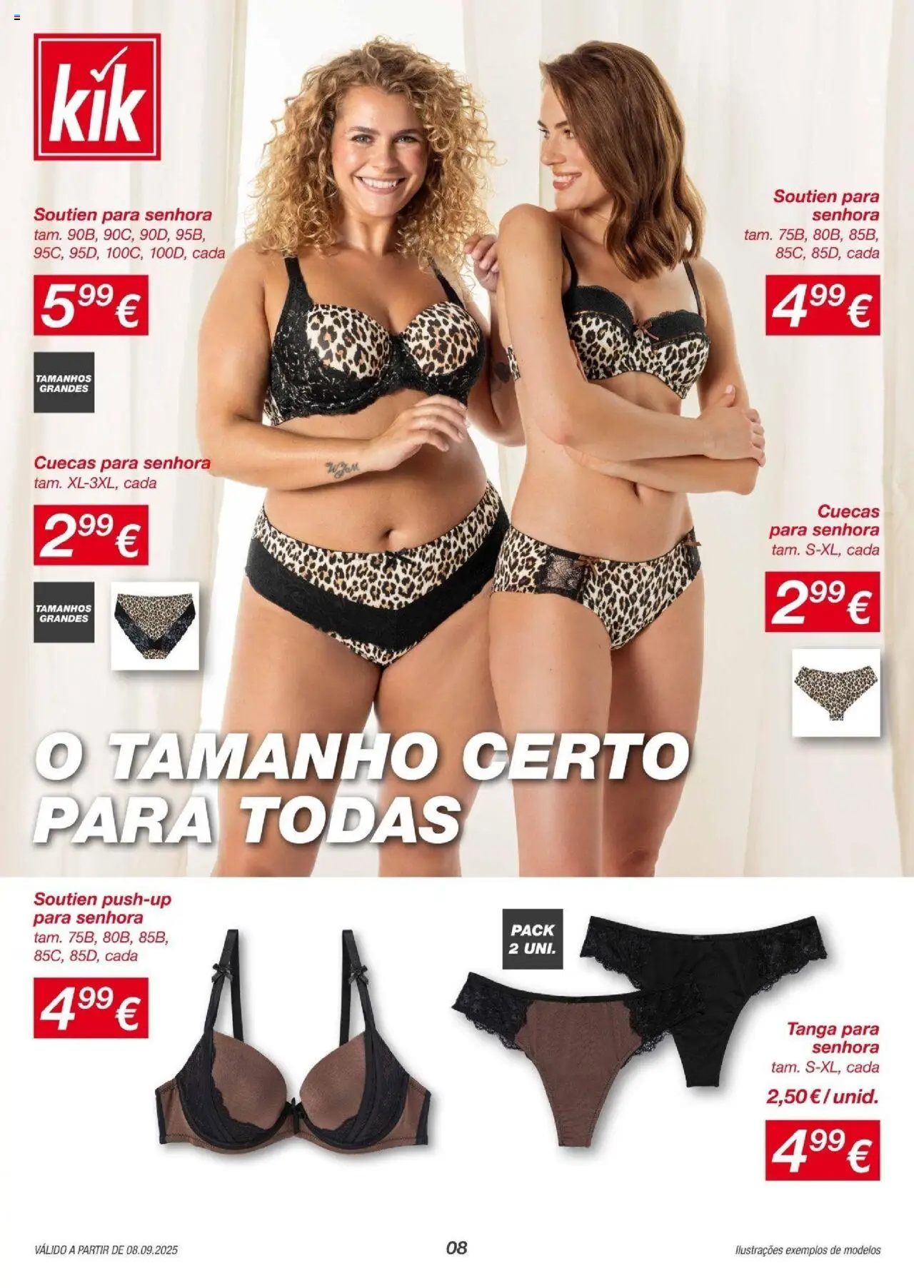 KIK - folheto  │ válido de 07.09.2025 | Página: 8 | Produtos: Cuecas