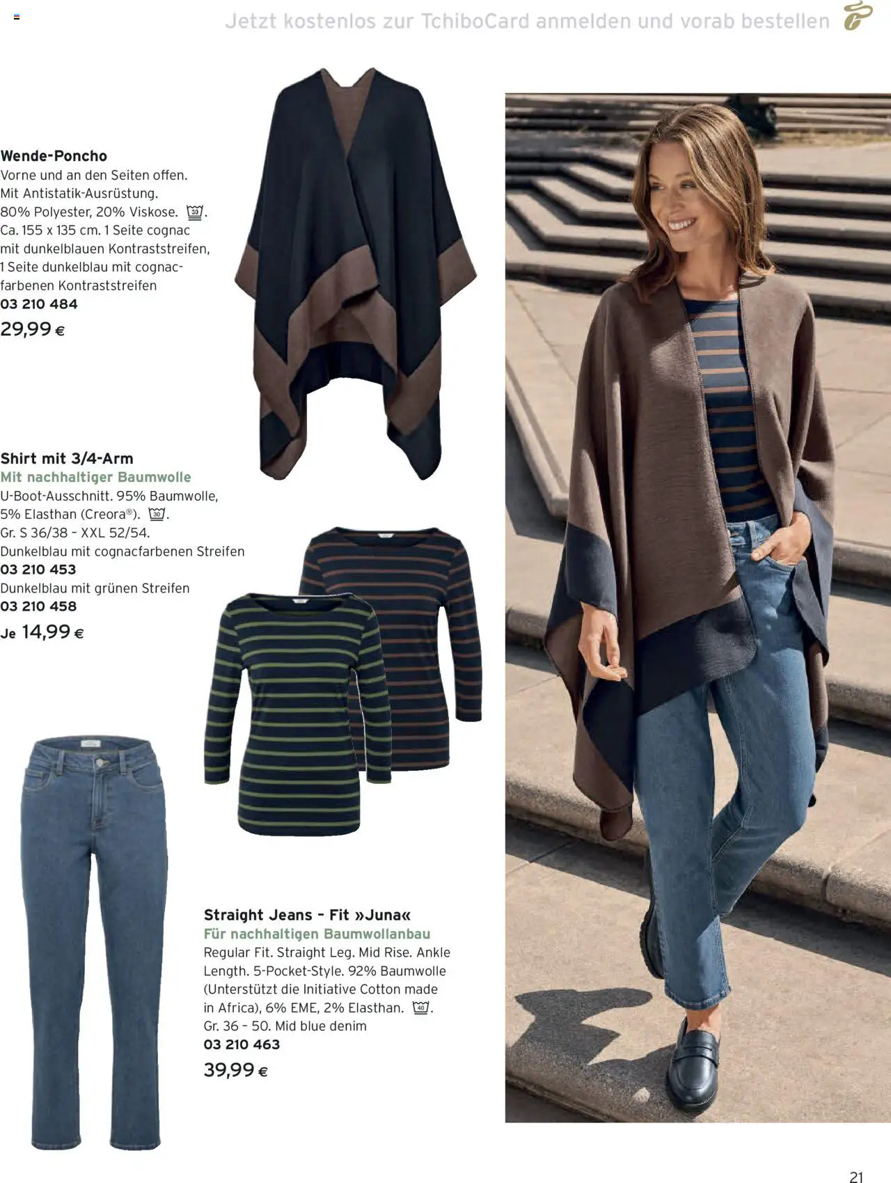 Tchibo Eduscho Katalog Herbst 2025 gültig ab 12.09.2024 | Seite: 21 | Produkte: Jeans