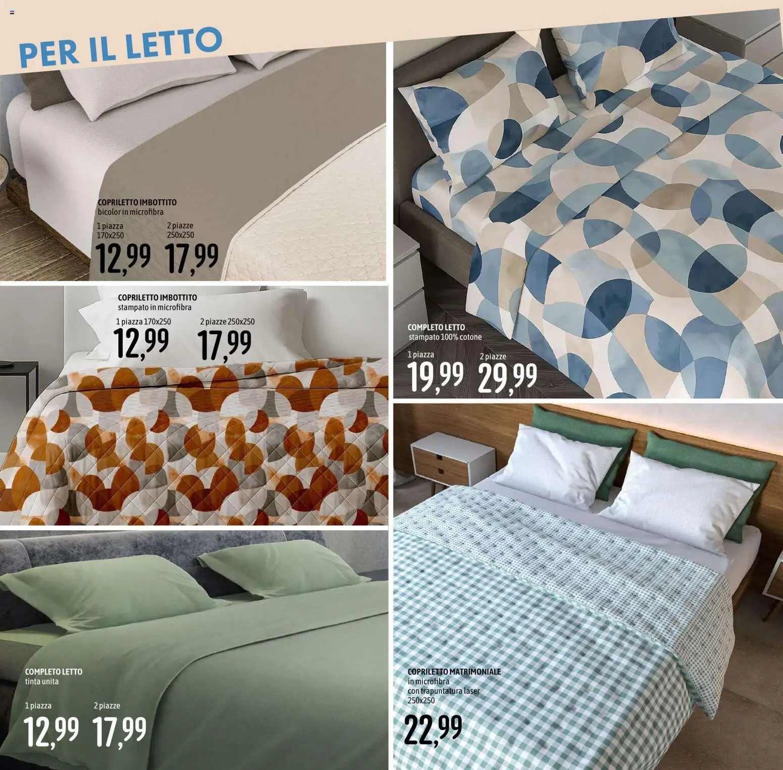 Volantino Emisfero del 26.03.2026 | Pagina: 33 | Prodotti: Letto, Copriletto