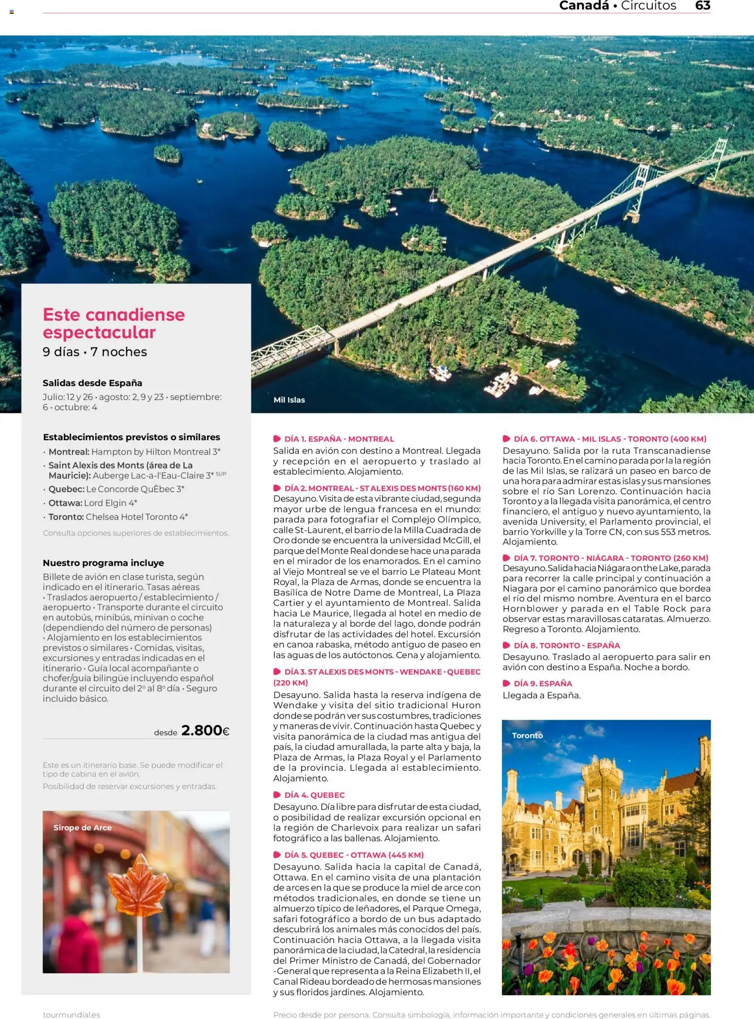 Viajes El Corte Inglés Norteamérica y Caribe │ válido desde el 01.01.2026 | Página: 63 | Productos: Ψηφιακή κάμερα, General