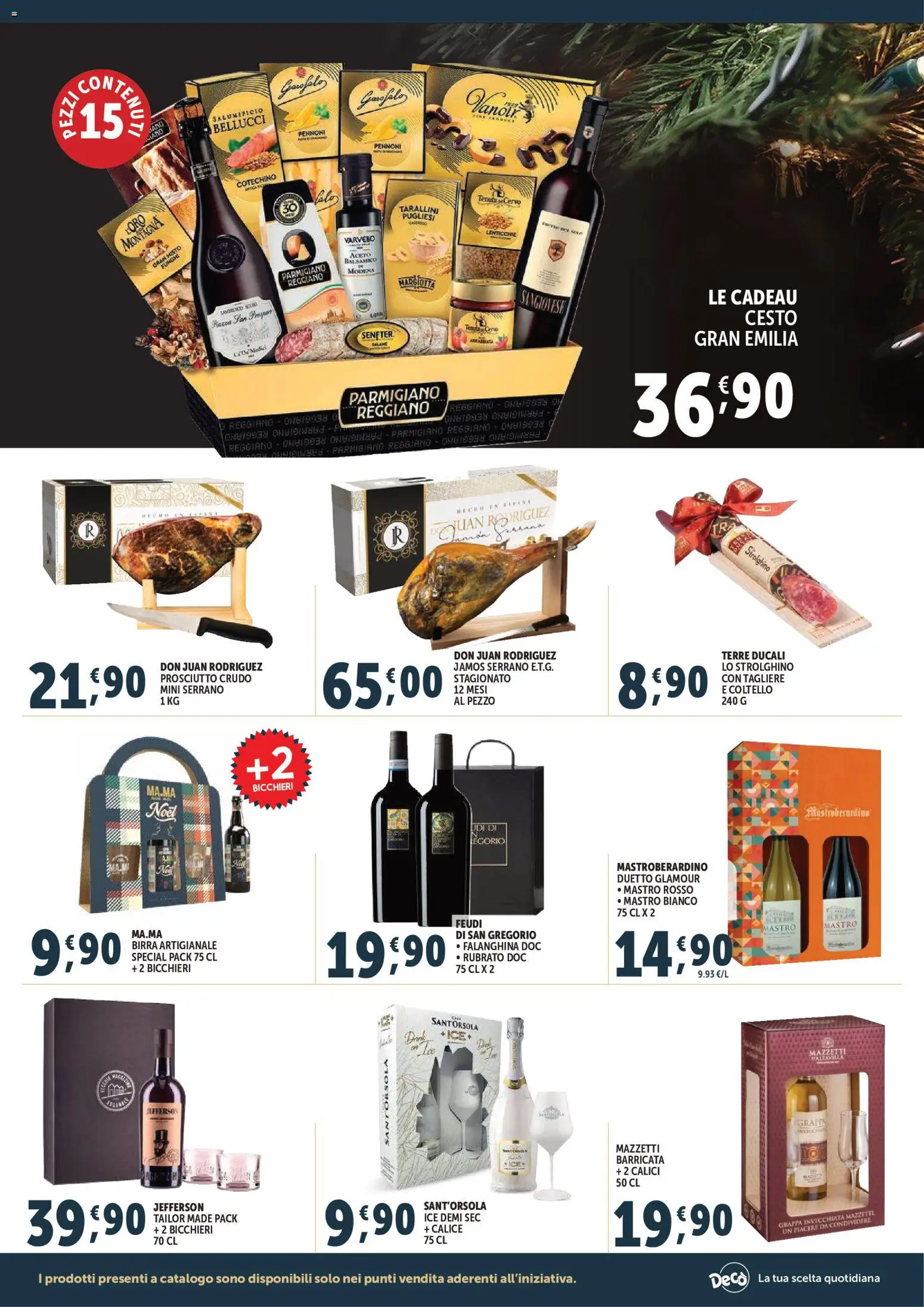 Volantino Decò del 15.12.2025 | Pagina: 7 | Prodotti: Calice, Funghi, Parmigiano reggiano, Cotechino
