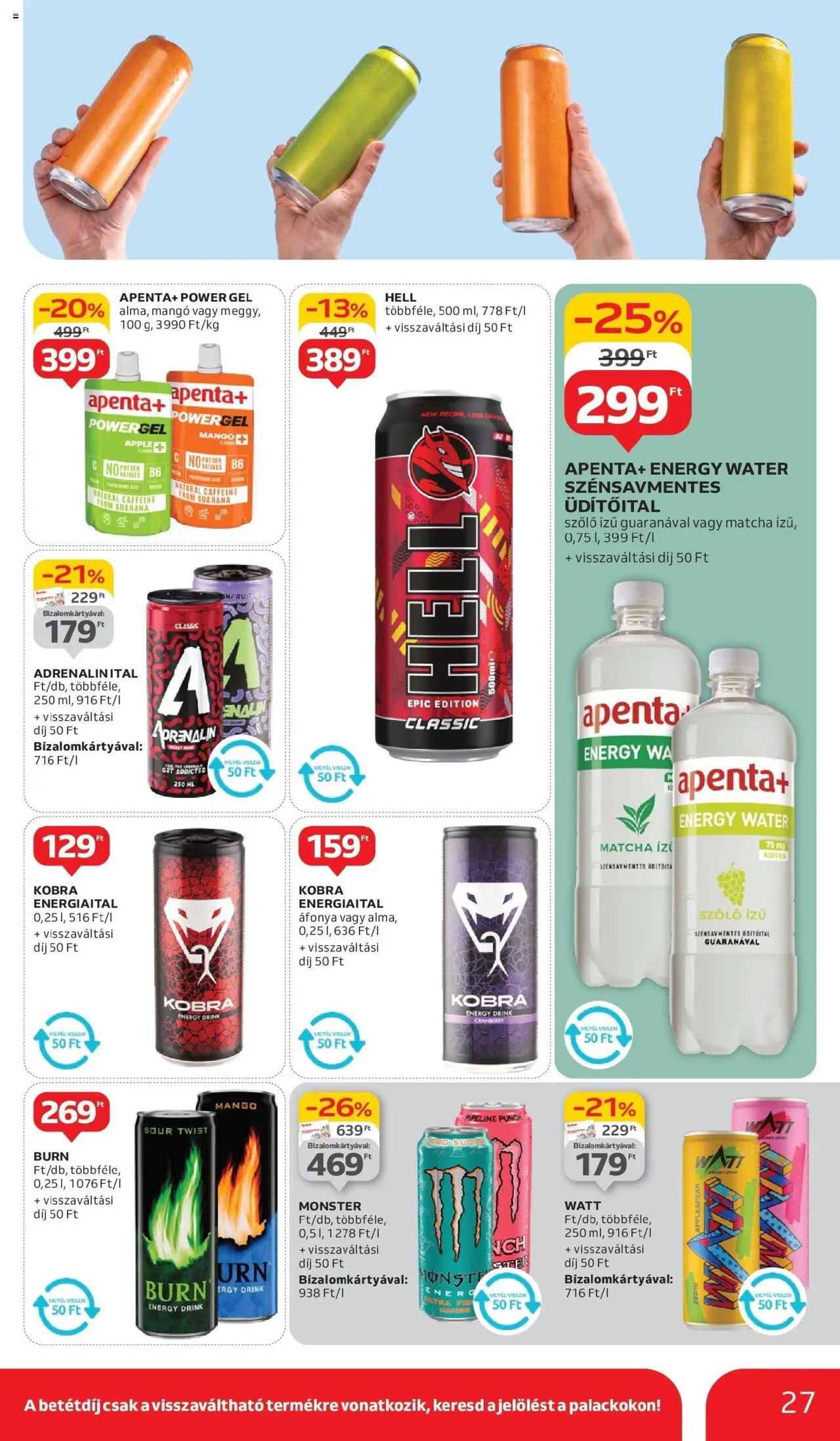 Auchan akciós ujság - amely érvényes a következő dátumtól: 29.05.2025 | Oldal: 27 | Termékek: Szőlő, Áfonya, Energiaital, Mangó
