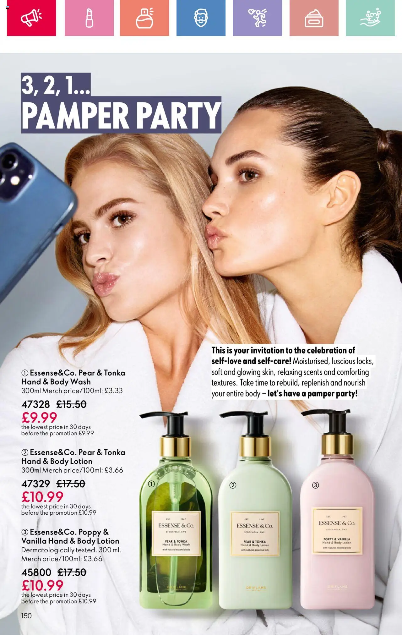  | Page: 150 | Products: Body lotion, Vanilla