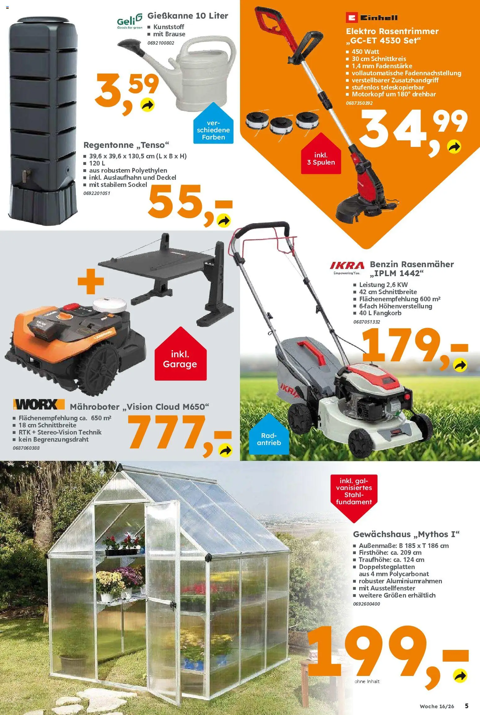 Globus Baumarkt Prospekt 	 – gültig ab 13.04.2026 | Seite: 5