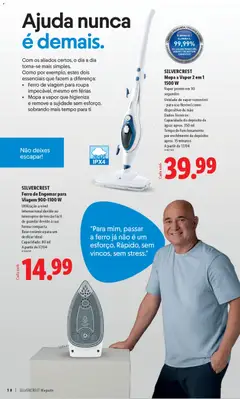 Pré-visualização Lidl folheto válido de 31.03.2026 | Página: 18 | Produtos: Agua, Ferro de engomar, Ferro, Interruptor