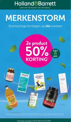 Holland & Barrett - Folder - Voorbeeld van een folder van Holland & Barrett, geldig van 08.09.2025