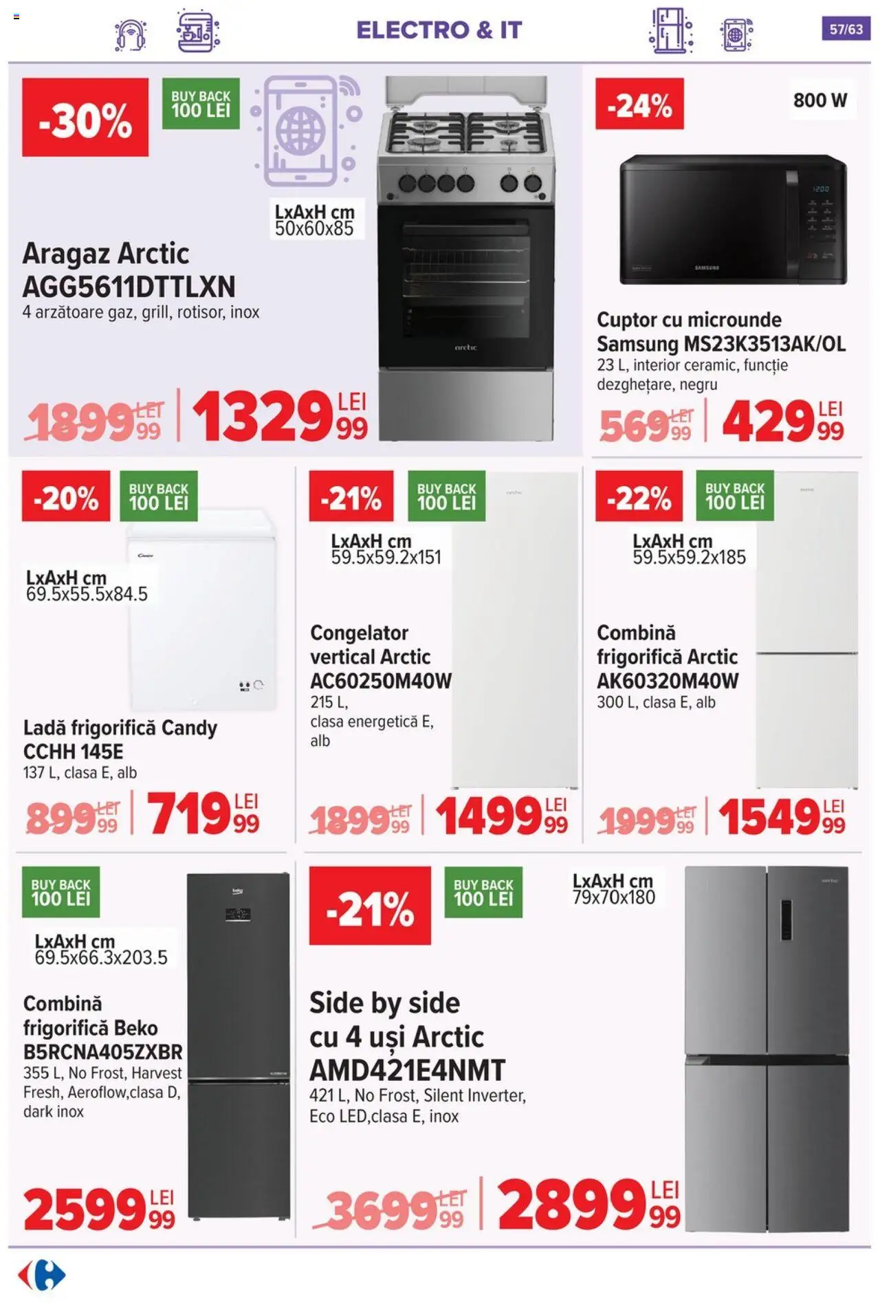 Noul catalog Carrefour – valabil de la 01.10.2025 | Pagină: 57 | Produse: Enginar, Uscător, Epilator, Uscător De Păr