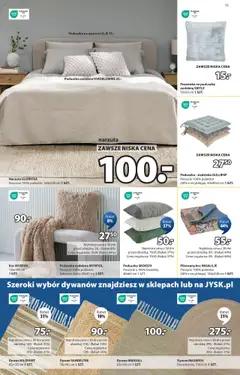 JYSK Gazetka od 23.07.2025 | Strona: 15 | Produkty: Poduszka, Koc, Dywan