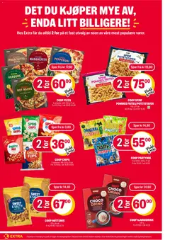 Forhåndsvisning av Coop Extra kundeavis gyldig fra 16.02.2026 | Side: 22 | Produkter: Paprika, Pommes frites, Суміш дитяча, Rezervă săpun