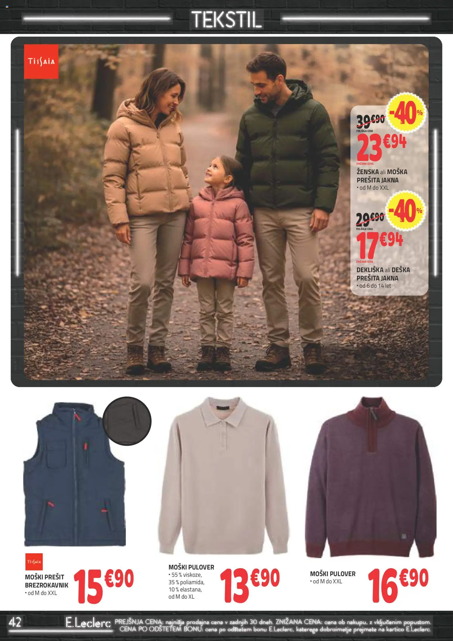 Novi E.leclerc katalog ponudbe – veljaven od 07.01.2026 | Stran: 2 | Izdelki: Pulover, Brezrokavnik, Jakna
