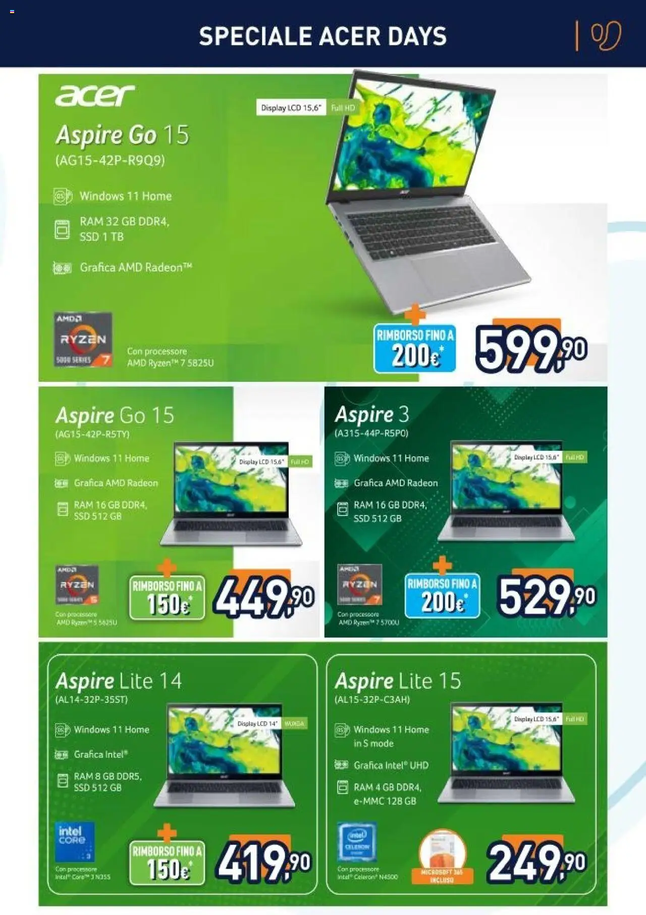 Volantino Unieuro del 22.08.2025 | Pagina: 3