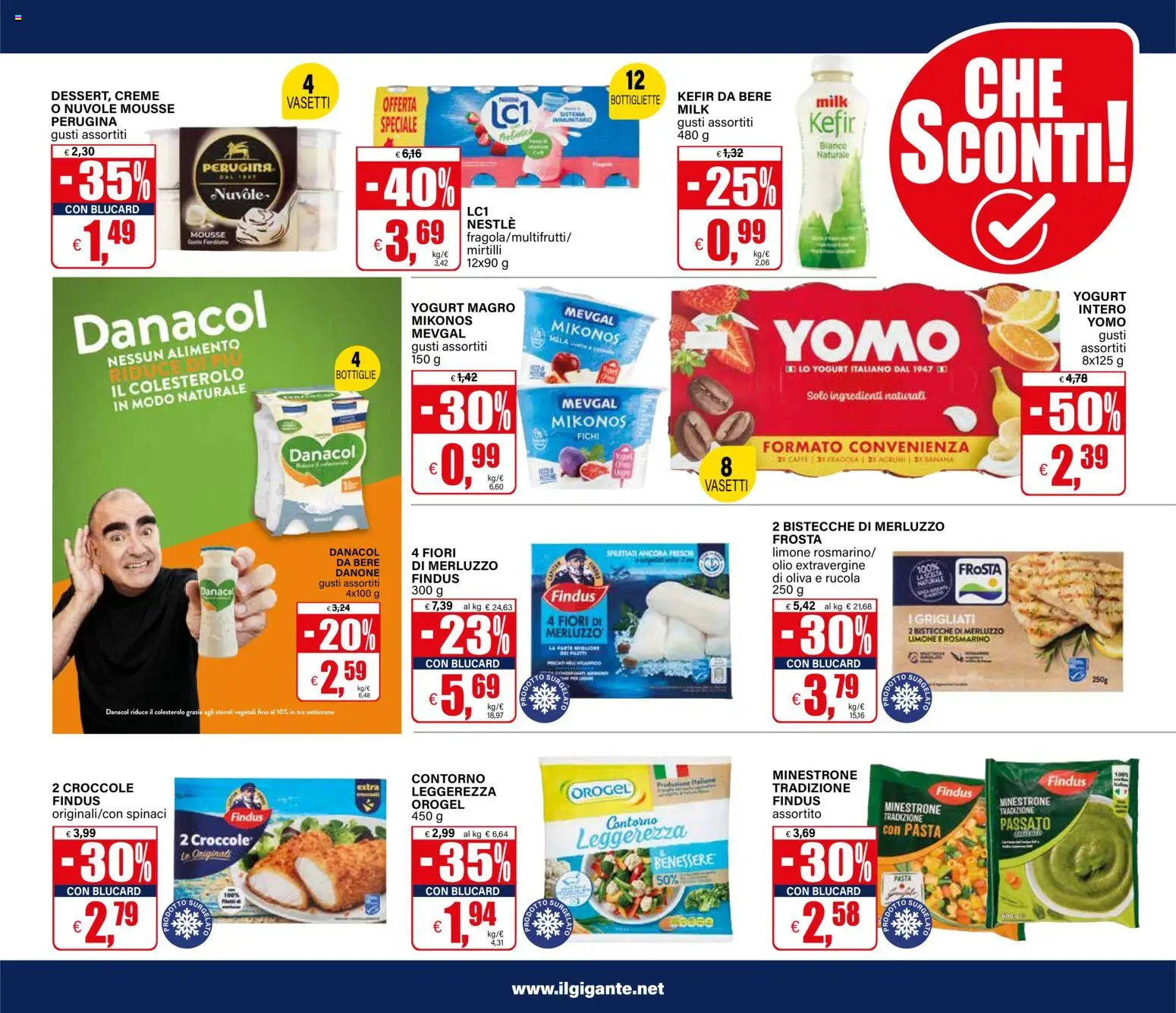 Volantino Il Gigante del 15.01.2026 | Pagina: 21 | Prodotti: Yogurt, Limone, Pasta, Spinaci