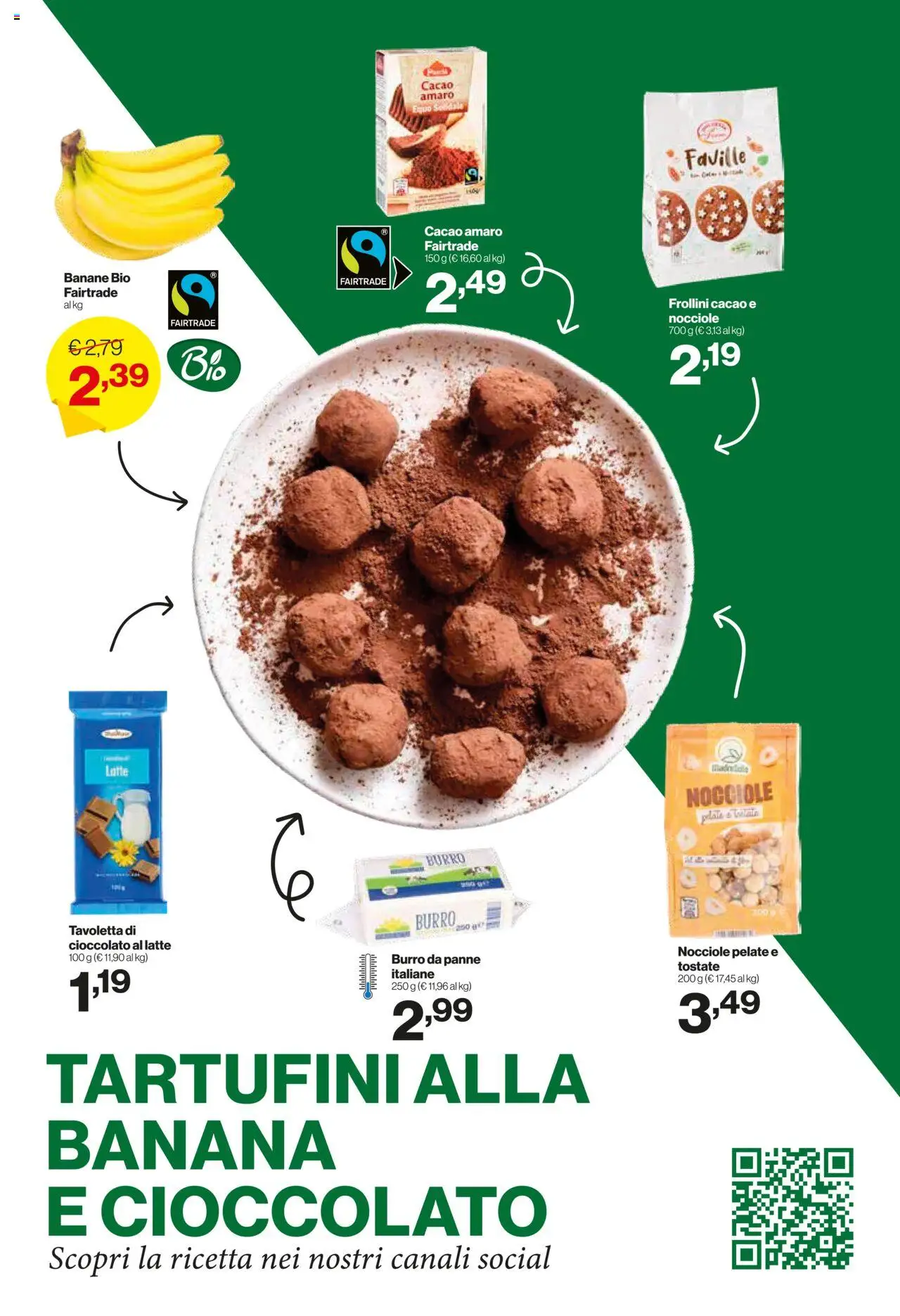 Volantino IN's del 24.09.2025 | Pagina: 11 | Prodotti: Banane, Latte, Cacao, Amaro