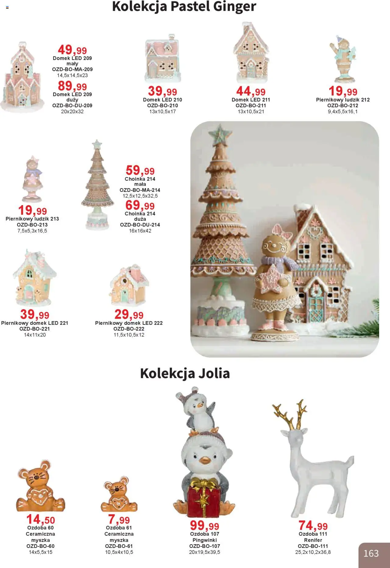 Bodzio Katalog od 01.10.2025 | Strona: 163 | Produkty: Choinka, Myszka