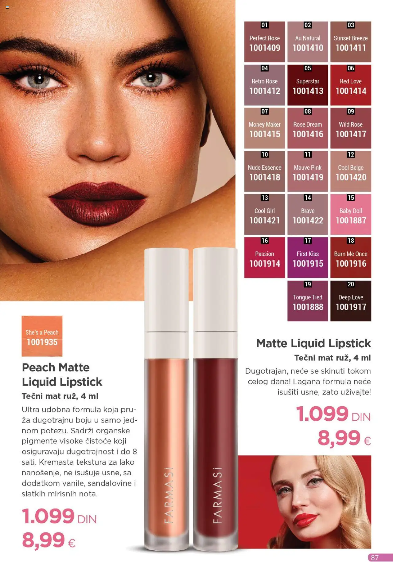 Farmasi katalog - važi od 01.10.2025 | Strana: 87