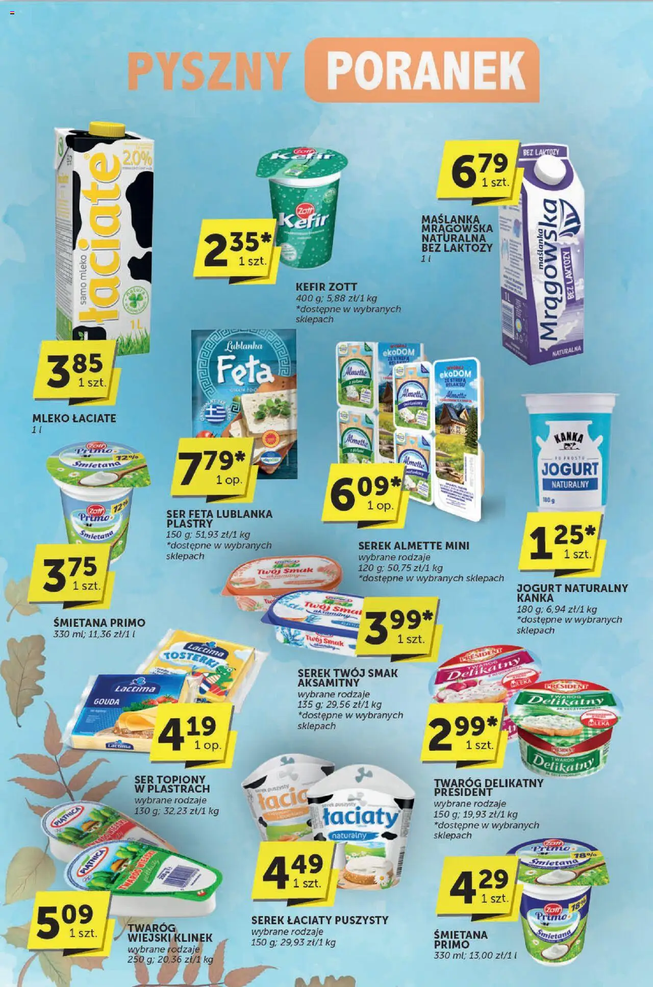 ABC Gazetka - Katalog od 18.09.2025 | Strona: 2 | Produkty: Serek Twój Smak, Bez laktozy, Serek, Mleka
