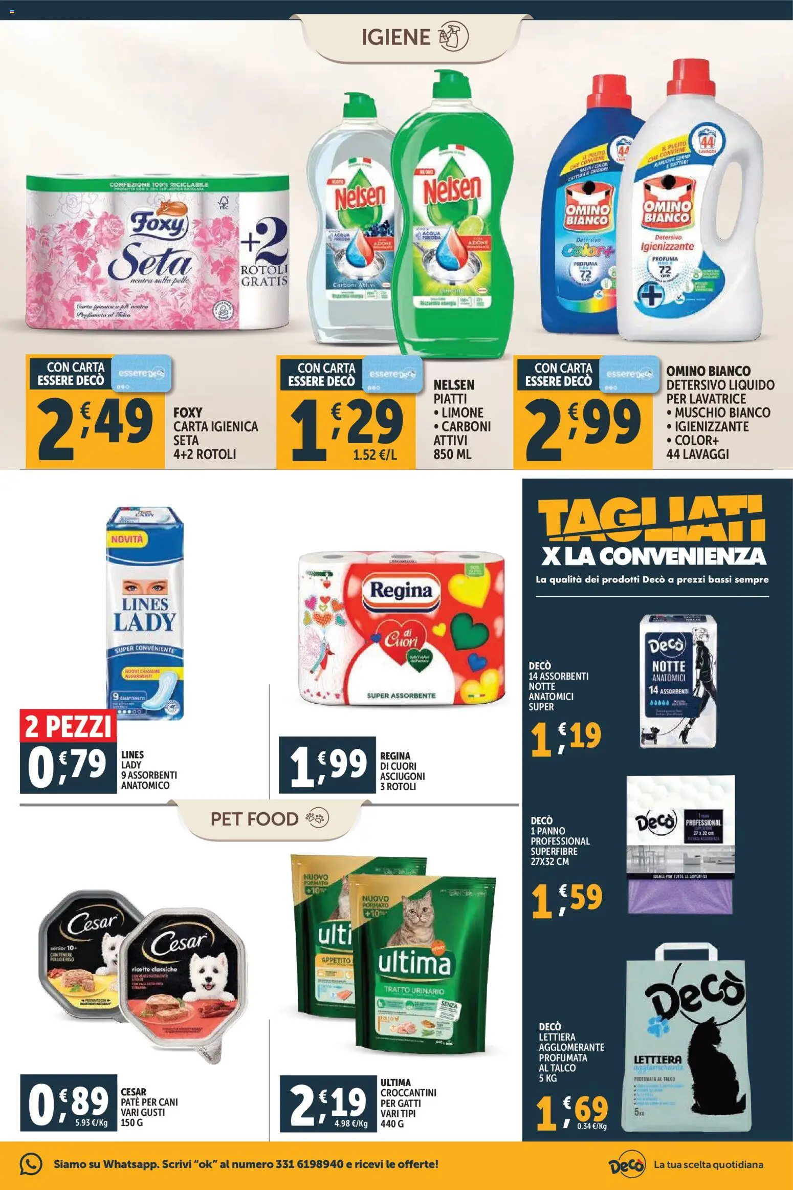 Volantino Decò del 20.01.2026 | Pagina: 11 | Prodotti: Carta igienica, Pollo, Talco, Limone
