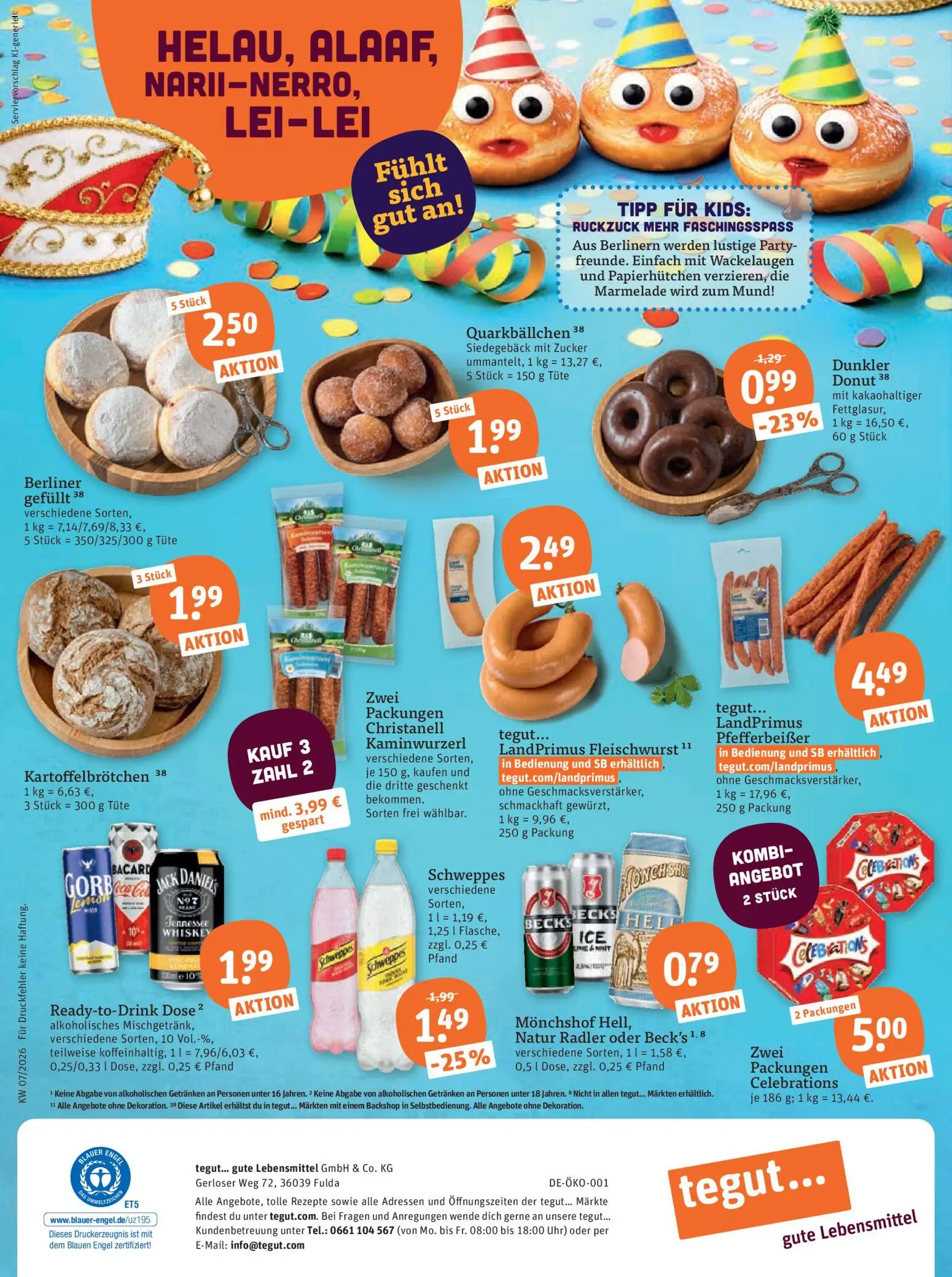 Tegut Prospekt 	 – gültig ab 09.02.2026 | Seite: 23