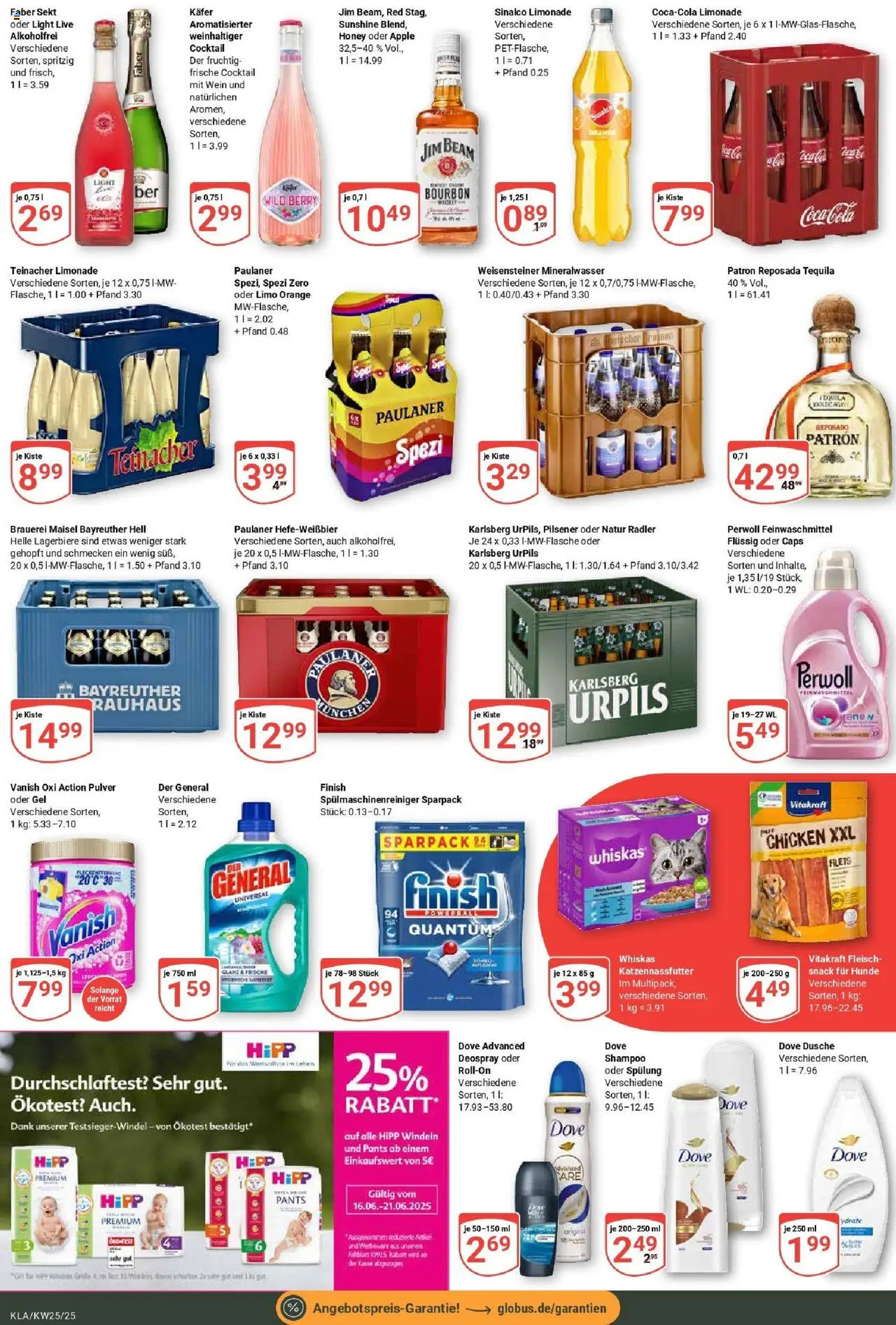 Globus prospekt Kaiserslautern	 - gültig ab dem 15.06.2025 | Seite: 3 | Produkte: Deospray, Bourbon, Whiskey, Whiskas