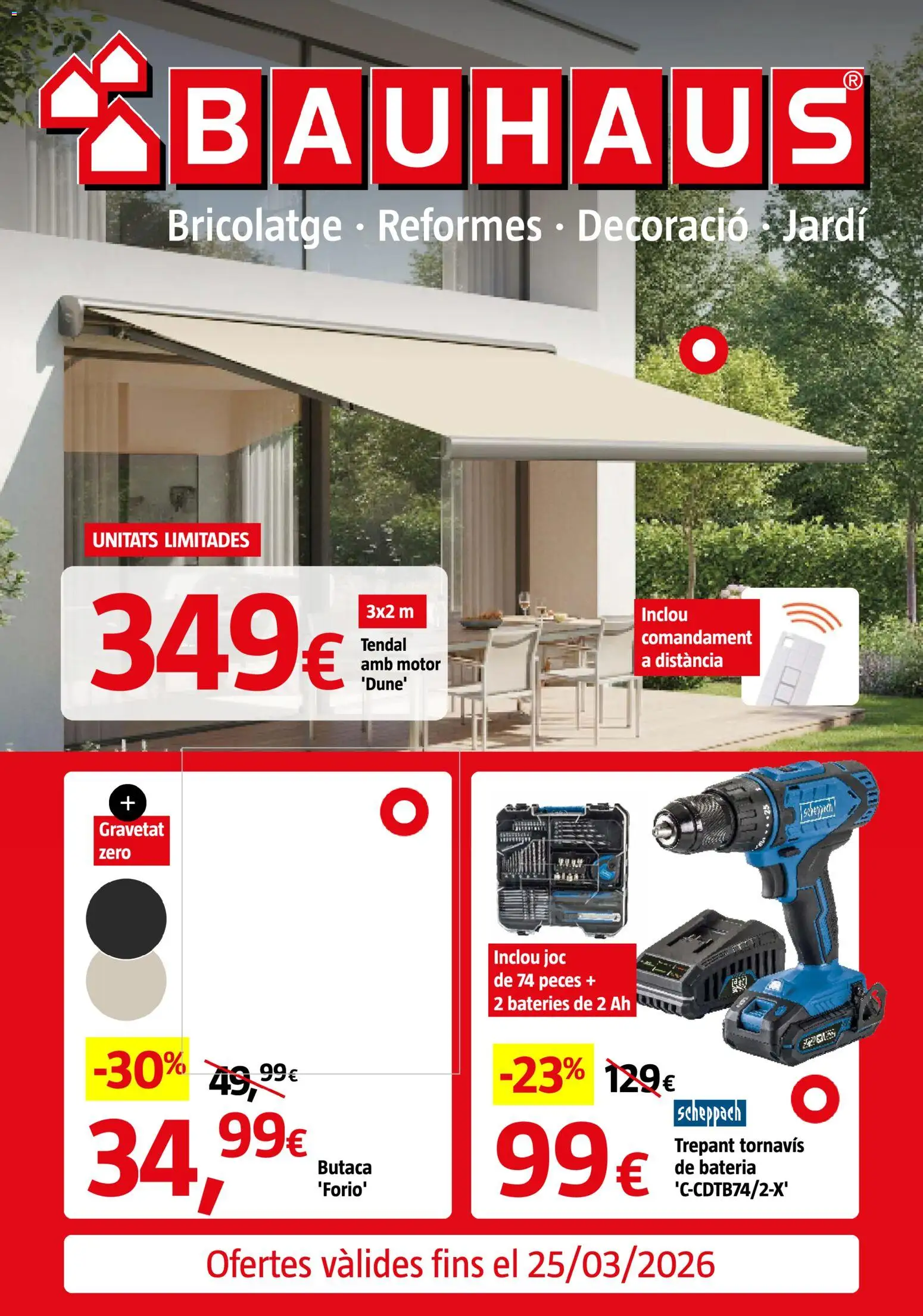 Bauhaus folleto Cat │ válido desde el 26.02.2026 | Página: 1 | Productos: Batería