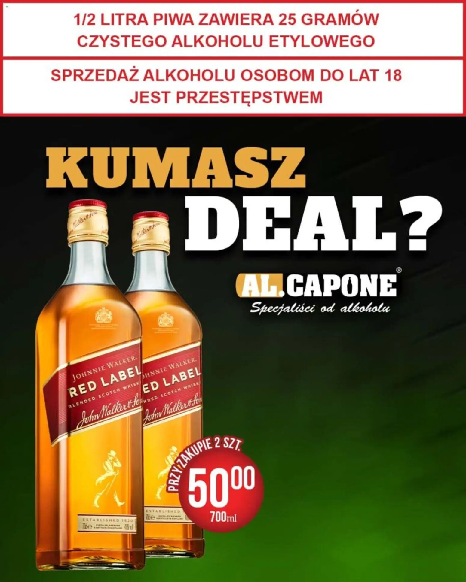 Al.Capone Gazetka od 16.12.2025 | Strona: 10 | Produkty: Red label