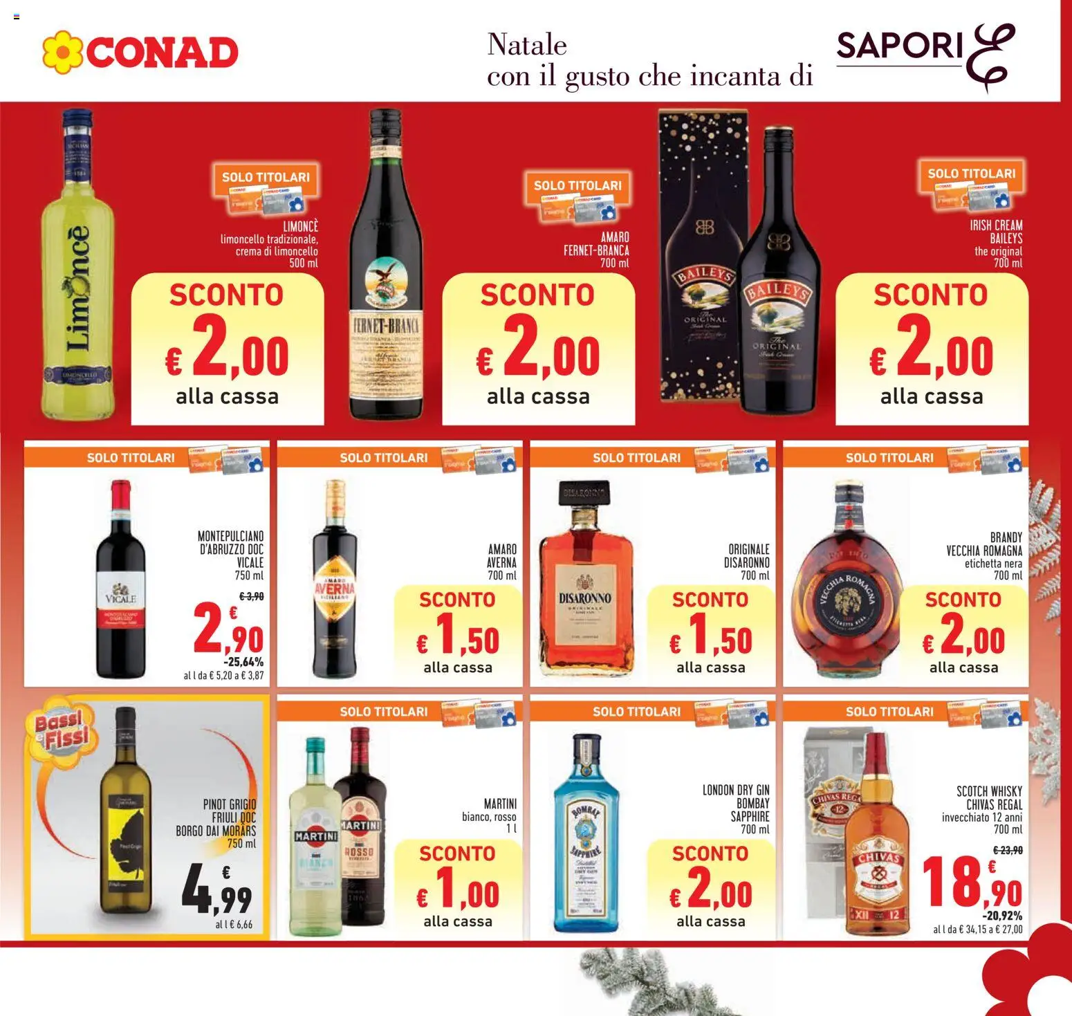 Volantino Conad del 15.12.2025 | Pagina: 21 | Prodotti: Crema, Whisky, The, Limoncello