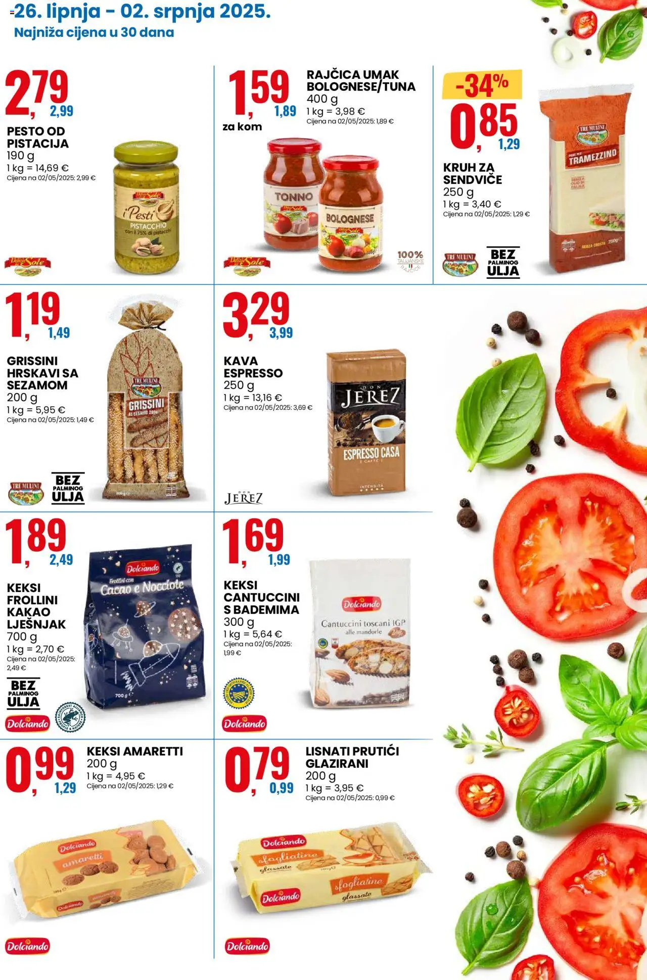 Eurospin katalog | vrijedi od 26.06.2025 | Stranica: 7 | Proizvodi: Kava, Rajčice, Lješnjak, Kakao