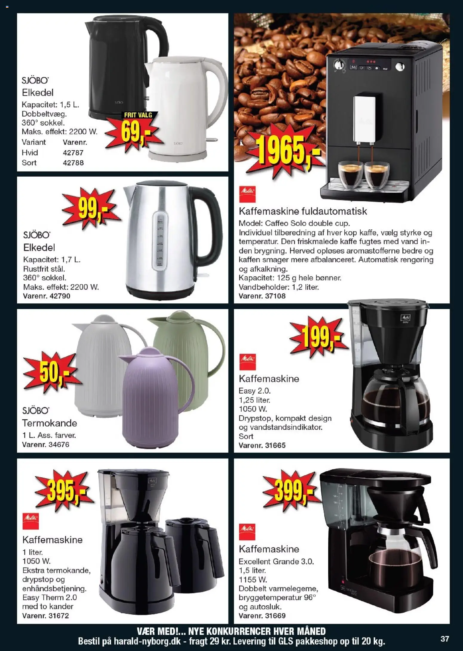 Harald Nyborg tilbudsavis – gyldig fra 27.11.2025 | Side: 39 | Produkter: Kaffe, Kaffemaskine