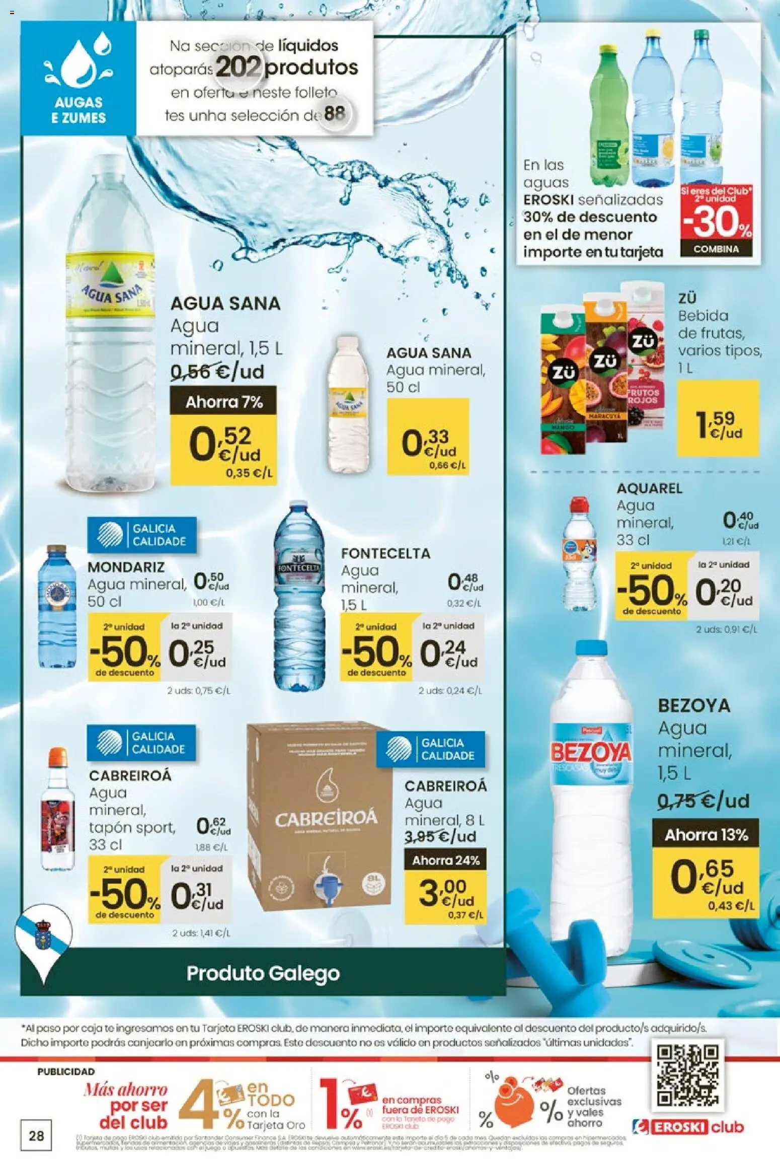 Eroski - Entroido do aforro │ válido desde el 29.01.2026 | Página: 28 | Productos: Té, Ρούτερ, Caja