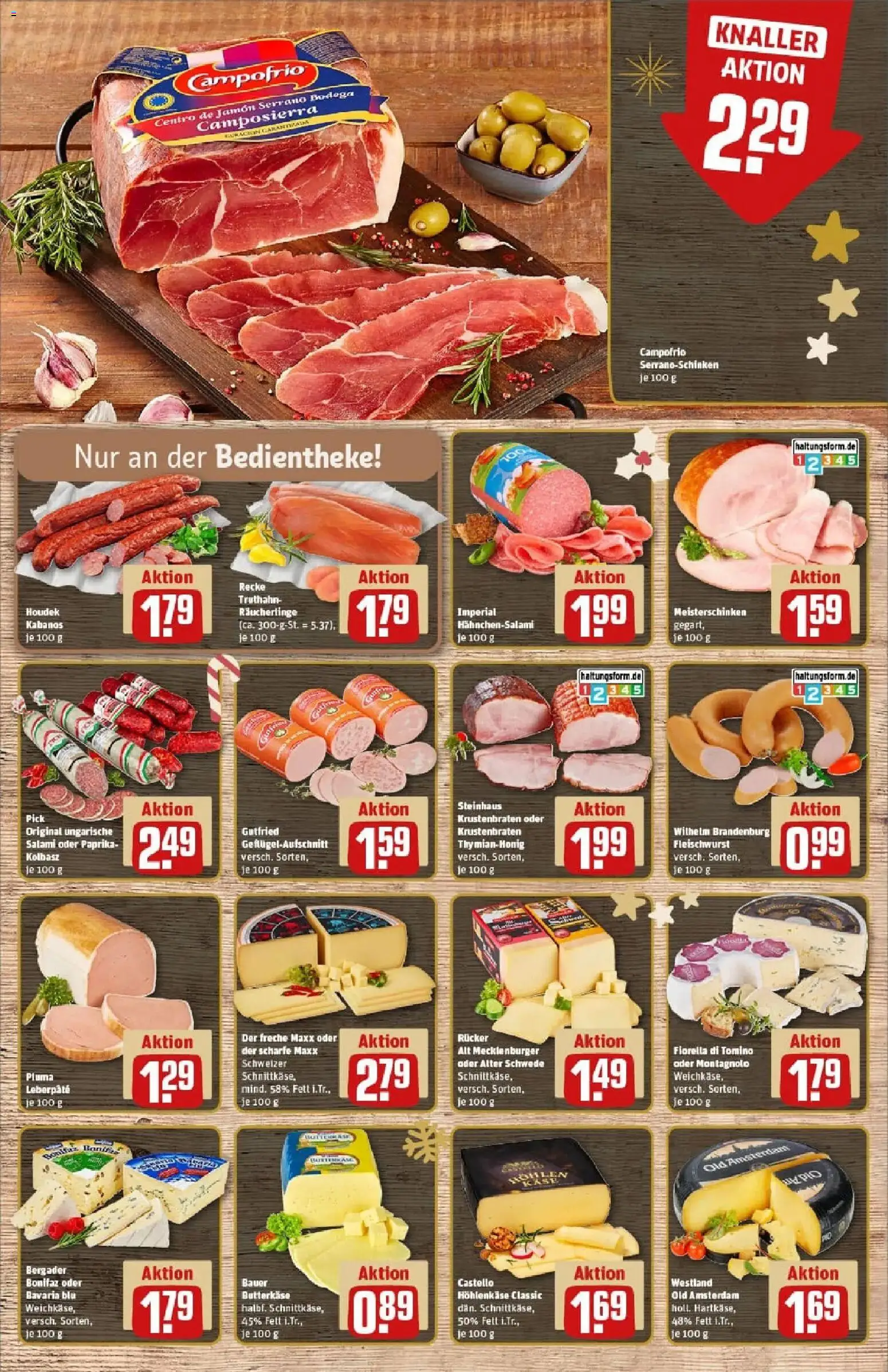 Rewe prospekt Berlin / Tegel	 – gültig ab 07.12.2025 | Seite: 9 | Produkte: Krustenbraten, Paprika, Salami