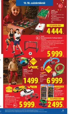Lidl Akciós újság - amely érvényes a következő dátumtól: 18.12.2025 | Oldal: 33