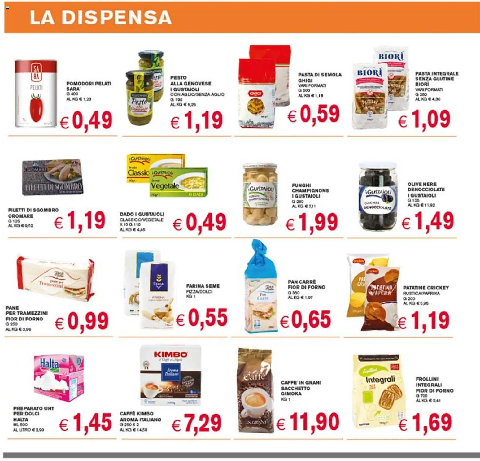 Volantino Coal del 12.03.2026 | Pagina: 8 | Prodotti: Olive, Pasta, Pesto, Frollini