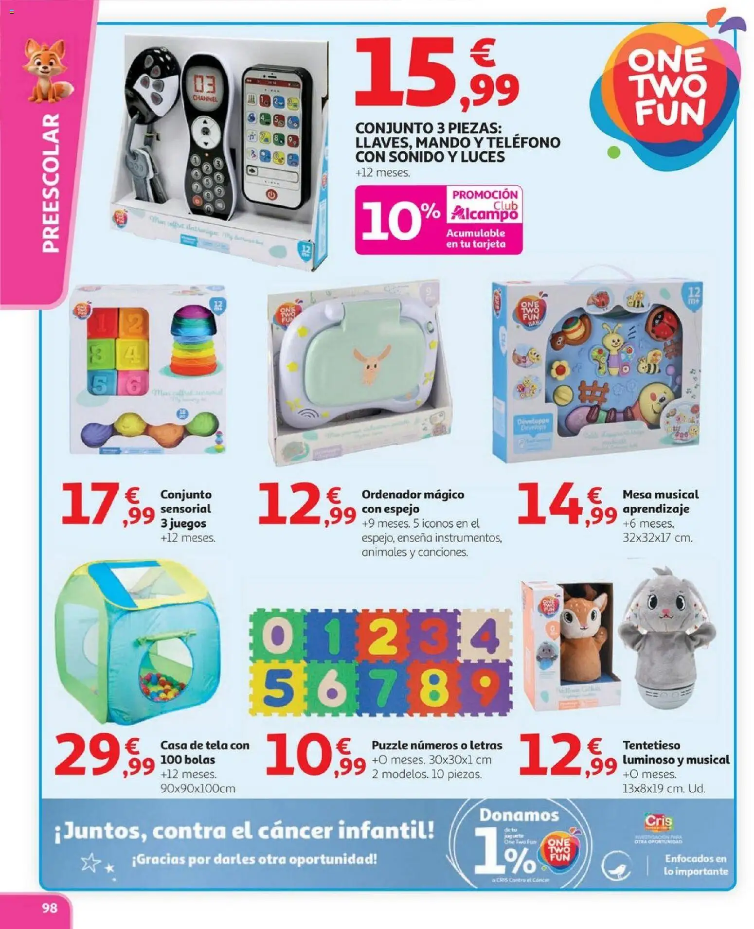 Alcampo - Juguetes HG │ válido desde el 03.11.2025 | Página: 98 | Productos: Teléfono, Ordenador, Mesa, Espejo