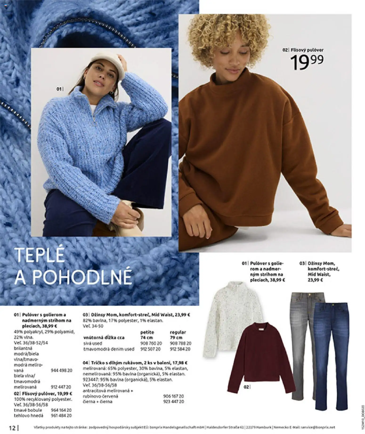 Nové Bonprix akcie – leták je platný od 24.11.2025 | Strana: 14 | Produkty: Vaňa, Tričko