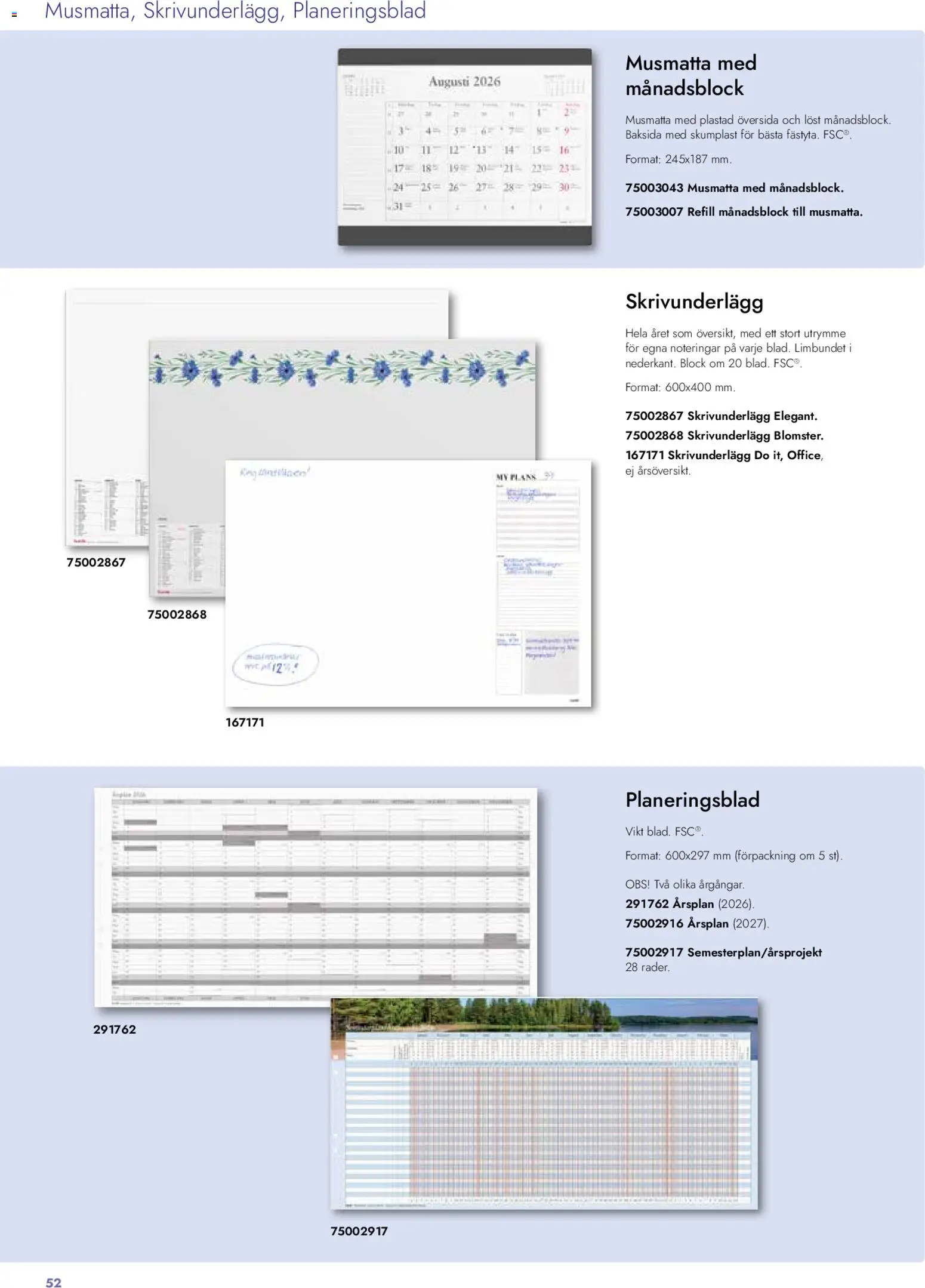 Lyreco reklamblad aktuell från 26.01.2026 | Sida: 52 | Produkter: Musmatta