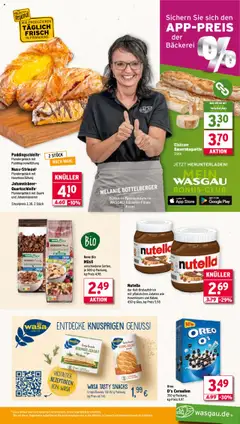 Wasgau Prospekt 	 - gültig ab dem 28.07.2025 | Seite: 13 | Produkte: Musli, Bäckerei, Quark, Nutella