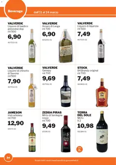 Anteprima del volantino Sogegross volantino valido a partire dal 11.03.2026 | Pagina: 34 | Prodotti: Chinotto, Basilico, Amaro, Terra