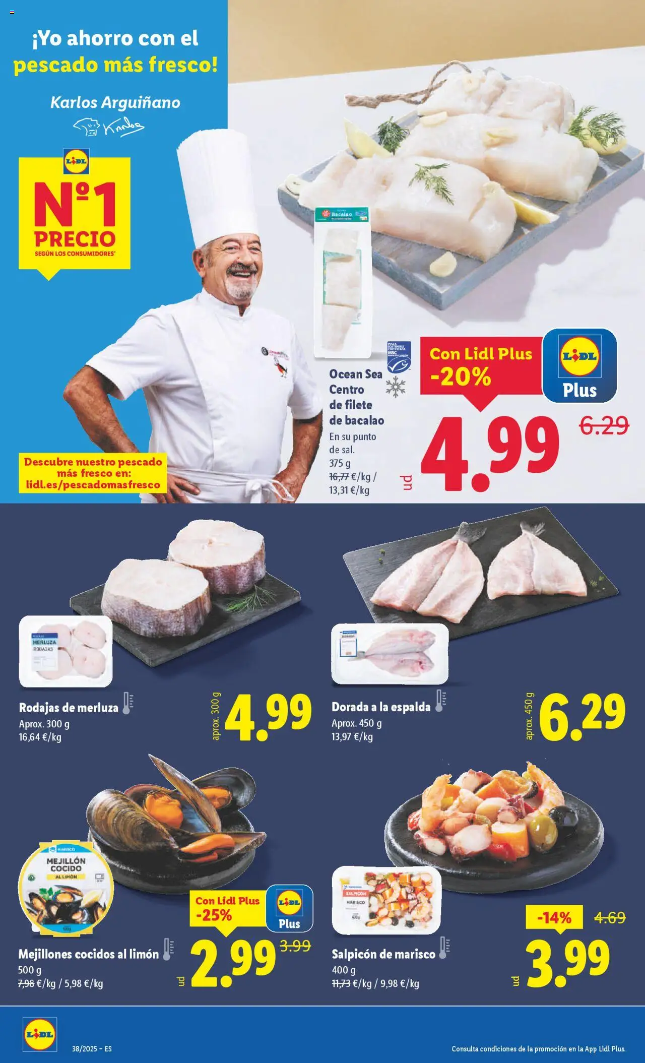 Lidl folleto │ válido desde el 15.09.2025 | Página: 6 | Productos: Pescado, Filete