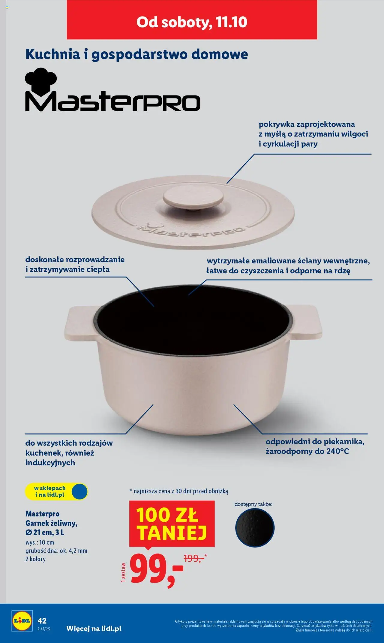 Lidl Katalog od 06.10.2025 | Strona: 46 | Produkty: Garnek