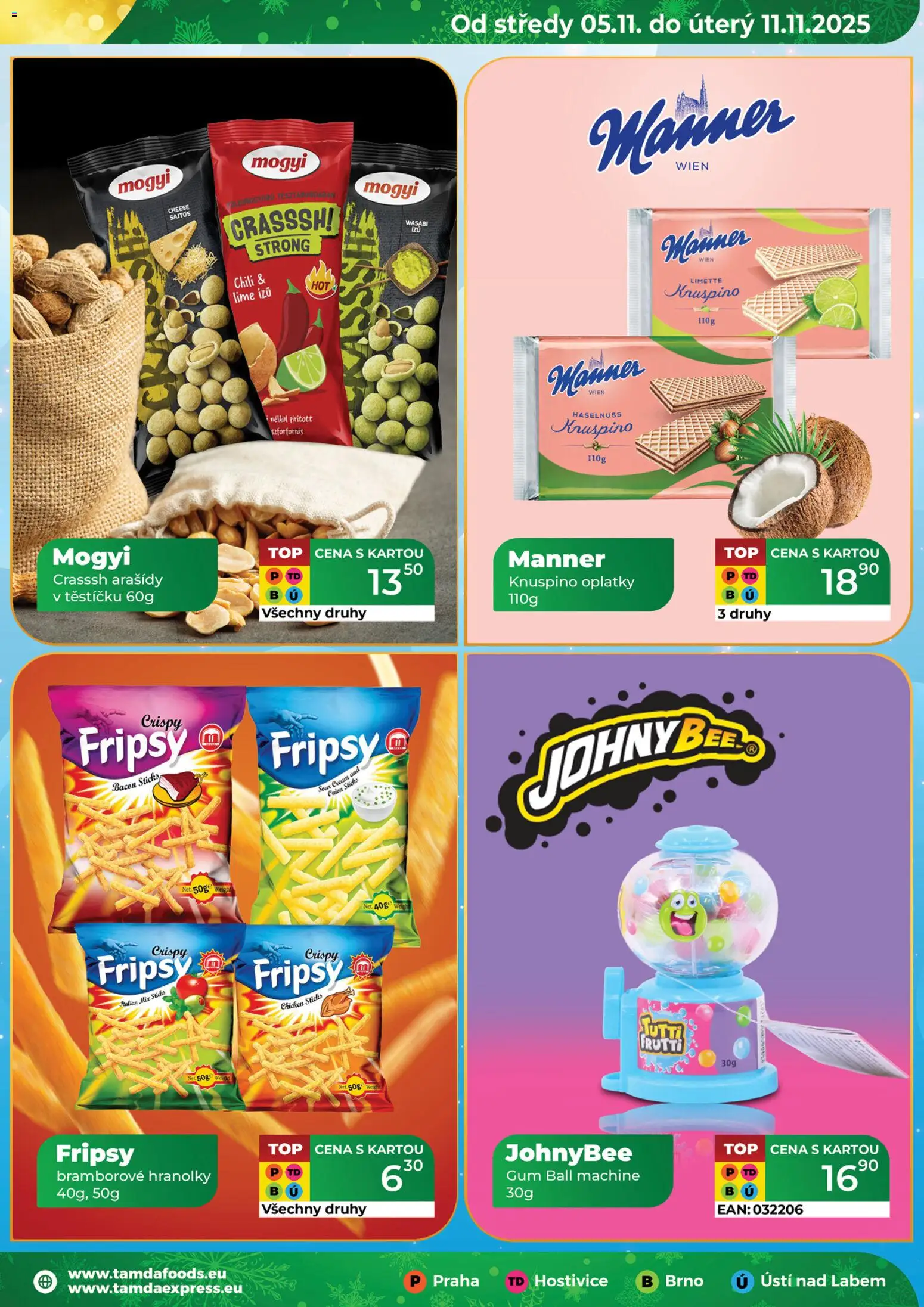 Tamda Foods leták od 05.11.2025 | Strana: 4 | Produkty: Wasabi, Hranolky, Arašídy, Oplatky