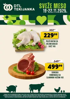 Tekijanka sveže meso - pregled Tekijanka kataloga - važi od 19.11.2025