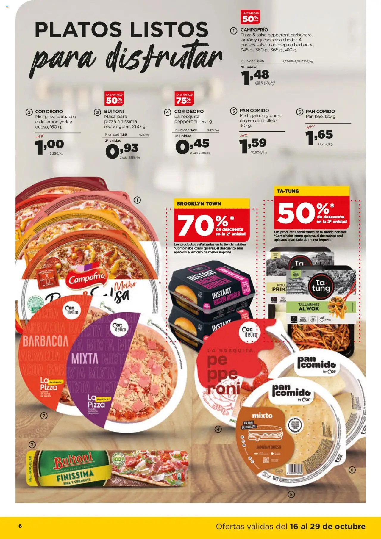 Alimerka folleto Asturias │ válido desde el 16.10.2025 | Página: 6 | Productos: Queso, Pan, Jamón, Barbacoa
