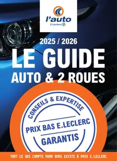 l'auto E.Leclerc - Prévisualisation de l'auto E.Leclerc - E-catalogue Leclerc | Bois d'Arcy valide à partir de 22.04.2025
