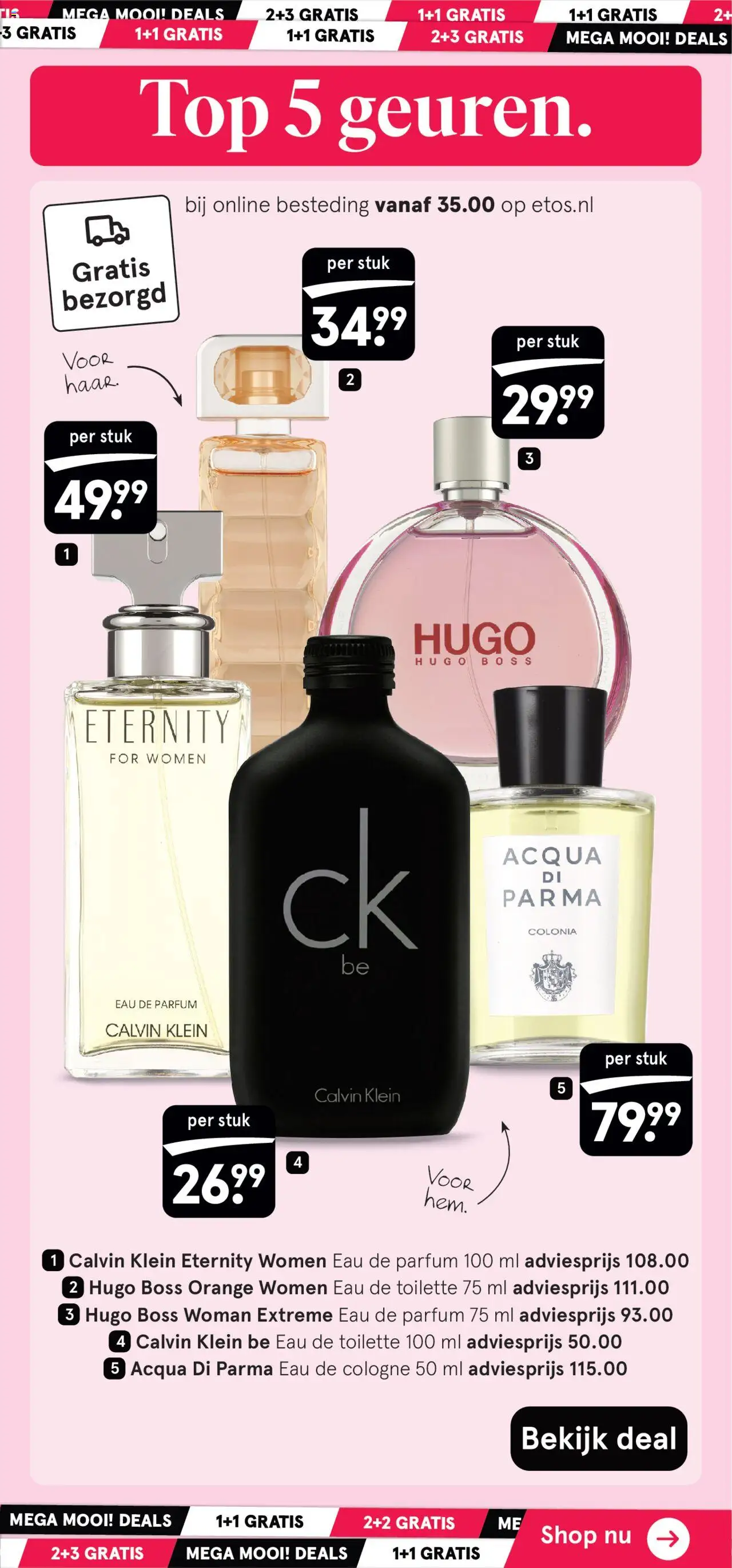 {H1} | Pagina: 19 | Producten: Parfum, Eau de toilette