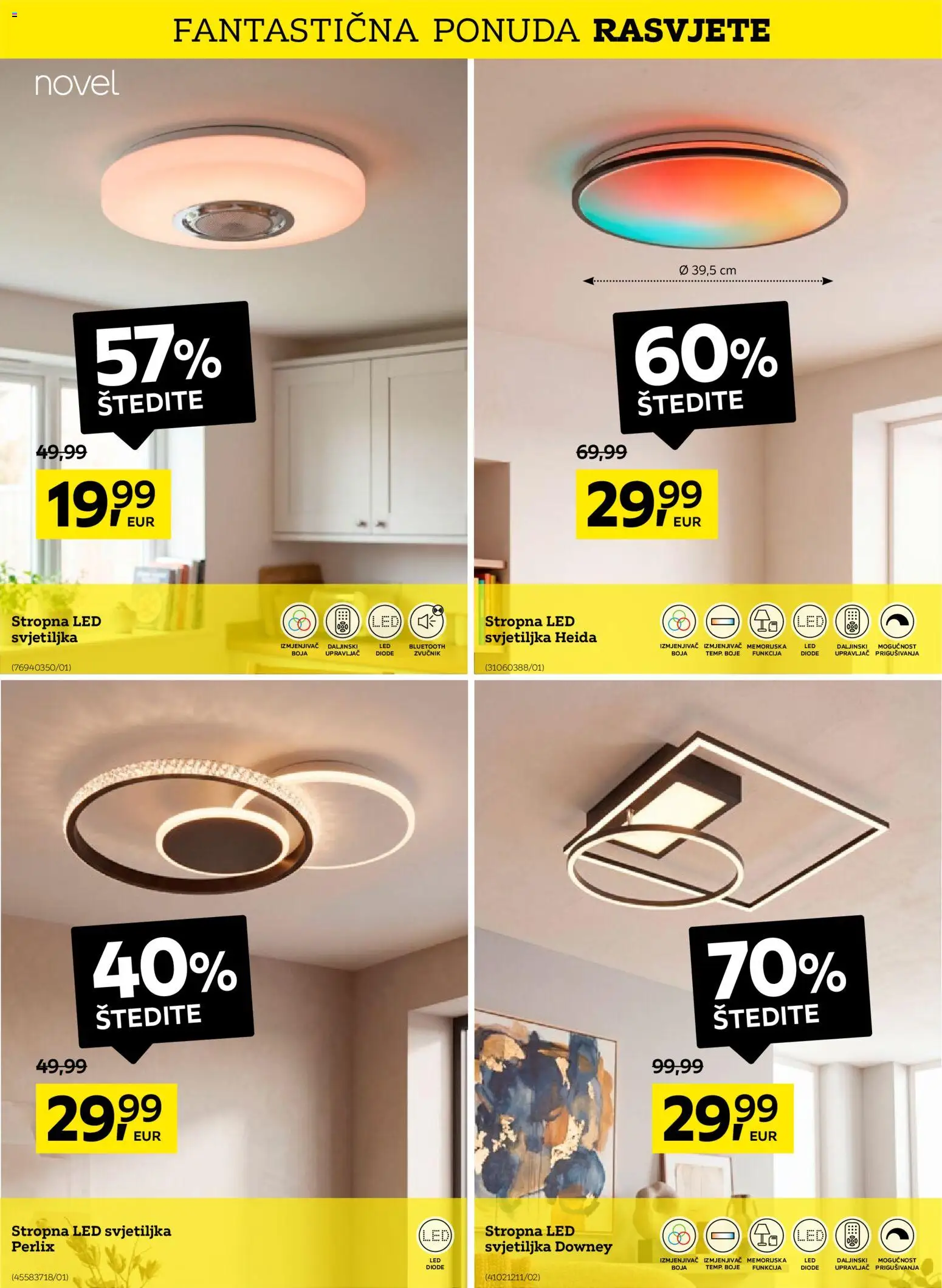 Lesnina katalog | vrijedi od 15.04.2026 | Stranica: 2 | Proizvodi: Svjetiljka, Zvučnik